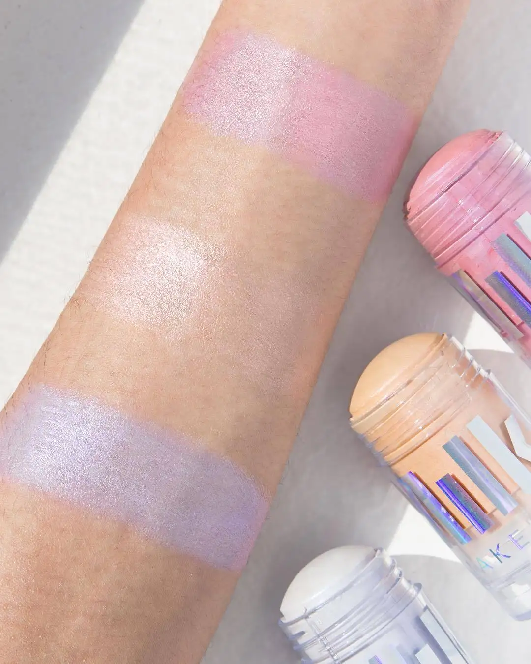 

24pcs Makeup Blur Stick Holographic Supernova Mars Luminous Blur Stick highlights 5colors Makeup