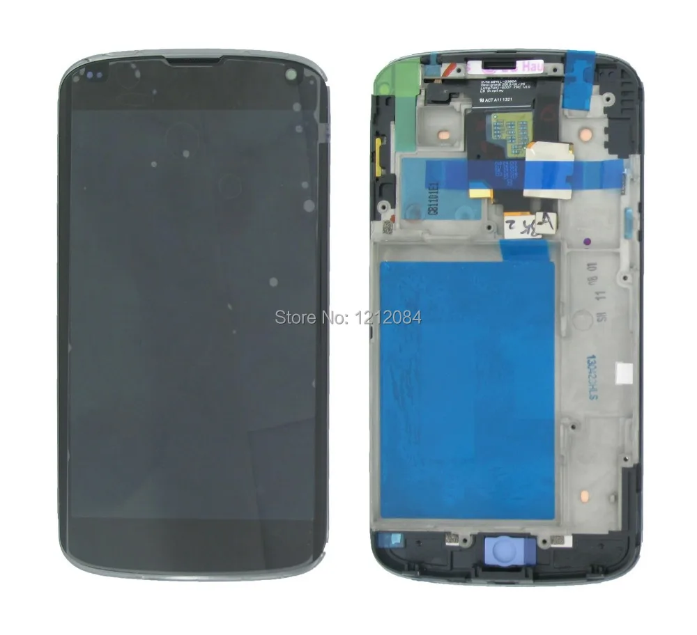 For LG E960 Google Nexus 4 LCD display Screen With Touch glass Screen Digitizer Frame complete