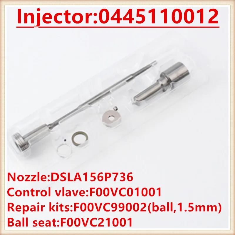 0445110012 Injector Overhaul Repair Kits DSLA156P736 F00VC01001 injector full gasket set seal kit overall | Автомобили и