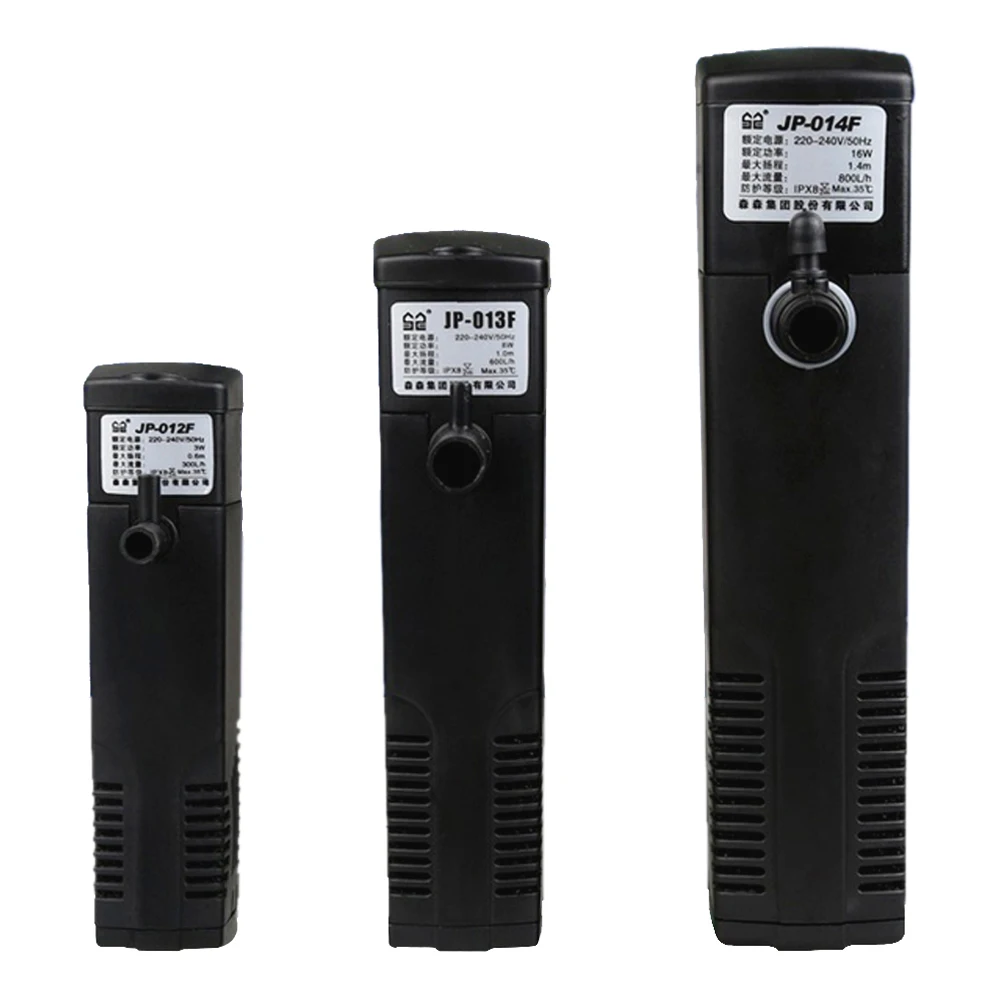 

3W/8W/16W JP-012F/013F/014F Series Aquarium Internal Filter Multi-Function Fish Tank Submersible Pump Spray