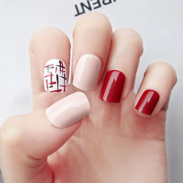 Αποτέλεσμα εικόνας για nails red nude