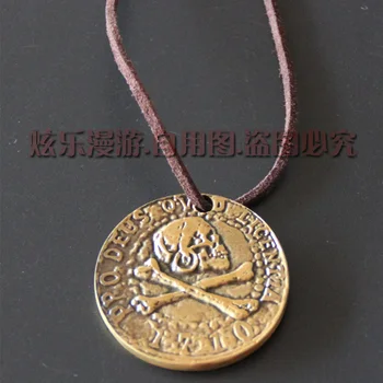 

Coin Necklace PS4 Game Uncharted 4 A Thief's End Nathan Drake Necklaces Rope /Ball Chain Necklace Jewelry For Cospla Accessories