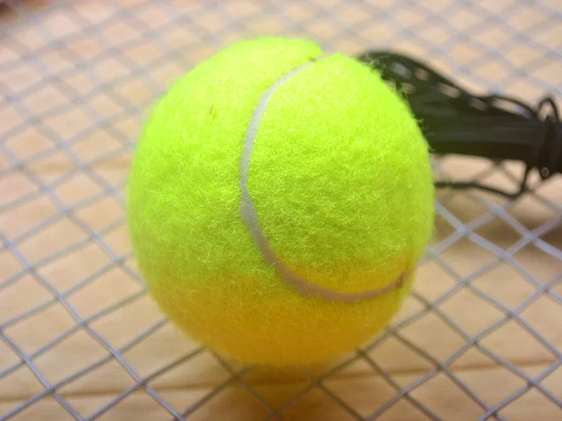 Теннис тренировочный мяч прочный ремень линии fivepcs/комплект желтый природы резиновая вспомогательные Открытый Спорт для взрослых ракетка Развлечения