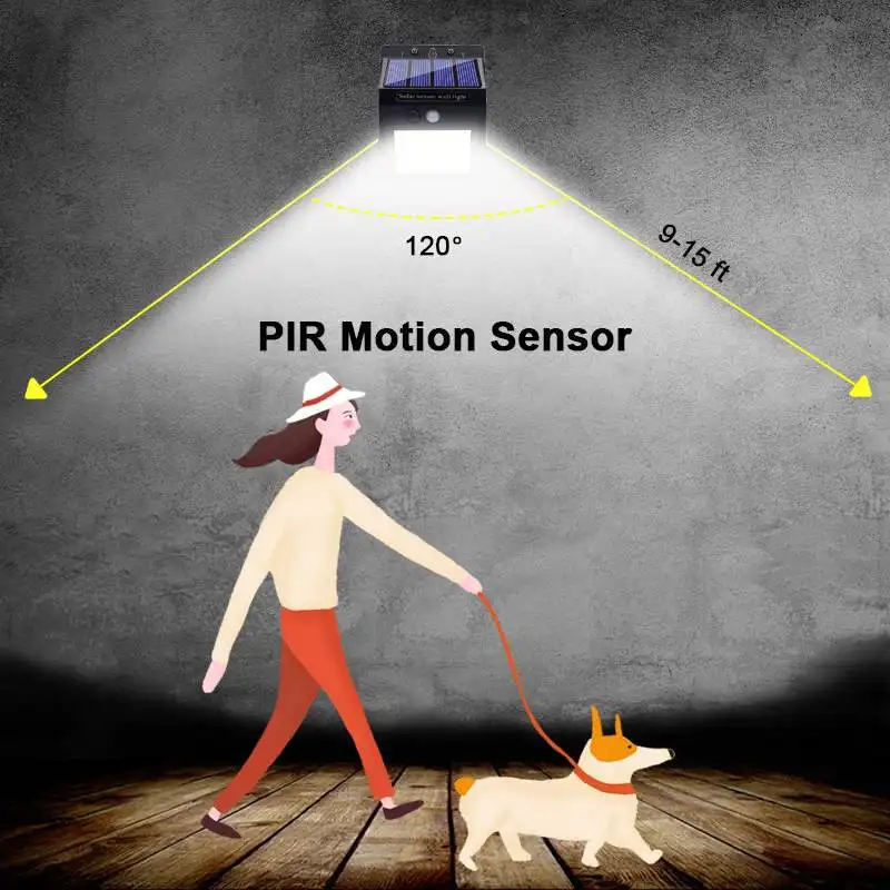 1/4/8 шт. 20 светодиодный солнечный уличный свет Водонепроницаемый энергосберегающие светодиодные фонари для дома и сада безопасности движения PIR Сенсор обнаружения настенные светильники