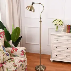 Американская кантри Напольная Лампа в скандинавском стиле индивидуальная кабинет вертикальная лампа гостиная диван лампа ZP5131618
