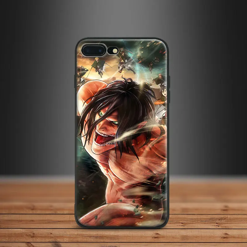 

Attack On Titan Season 2 Anime Tpu Soft Silicone Phone Case Cover Shell For Apple IPhone 5 5s SE 6 6s 7 8 Plus X 10