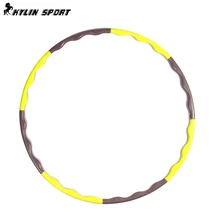 8 Parts Hot Selling Plastic Abdominal Fitness Hula Hoops Disassemble Massage Health Weight Loss Equipment Thin Waist