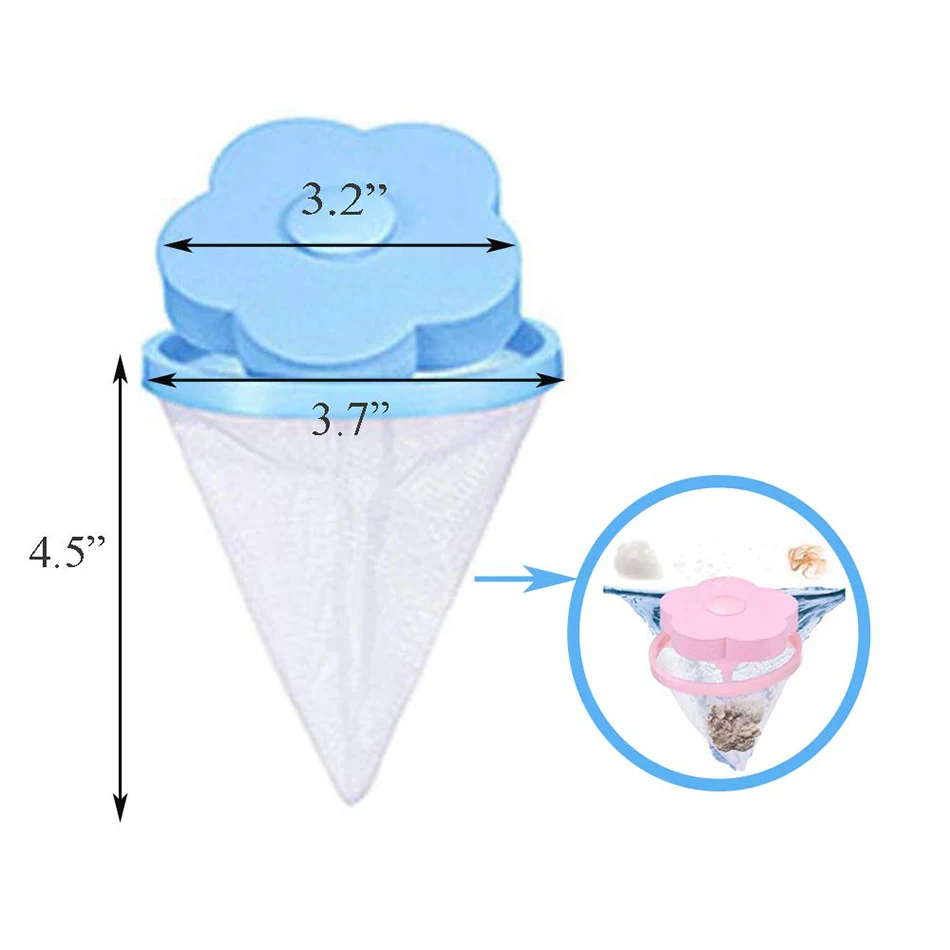 4 шт./упак. плавающий домашних животных Ловец фильтрующее устройство для удаления волос шерсть моющие средства шайба Стиль Прачечная сетчатый мешок