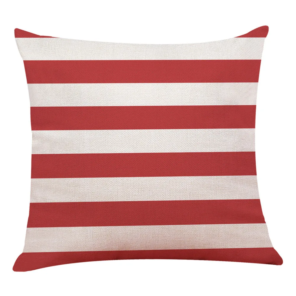 Красный чехол для подушки, домашний декор, Чехол на подушку, геометрические наволочки, покрытия для подушек, дивана, декоративные подушки, льняная смесь F301227 - Цвет: E