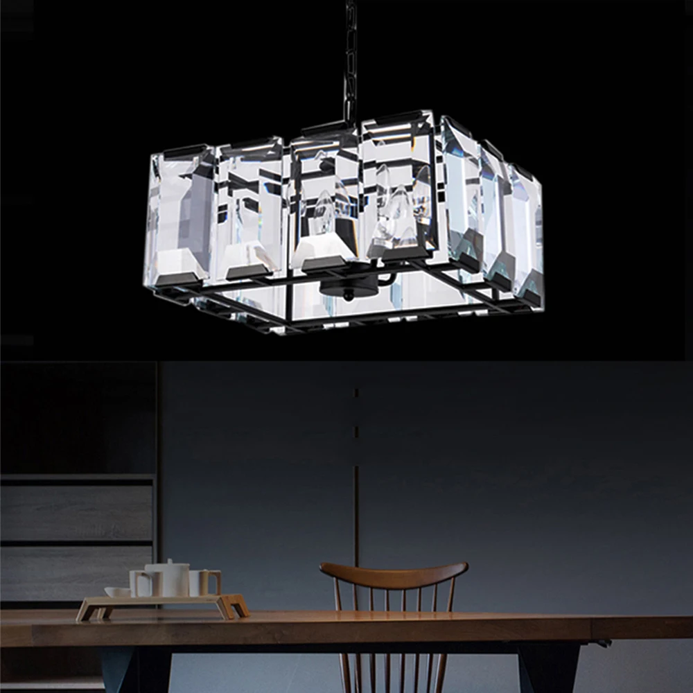YWXLight Nordic современный прозрачный кристалл подвесной светильник E14 творческий светодиодный подвесной светильник для Спальня Гостиная Ресторан