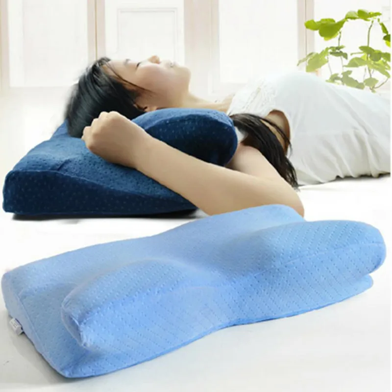 

Orthopedic Latex Magnetic 61x33cm White Color Neck Pillow Slow Rebound Memory Foam Pillow Cervical Health Care Pain Release