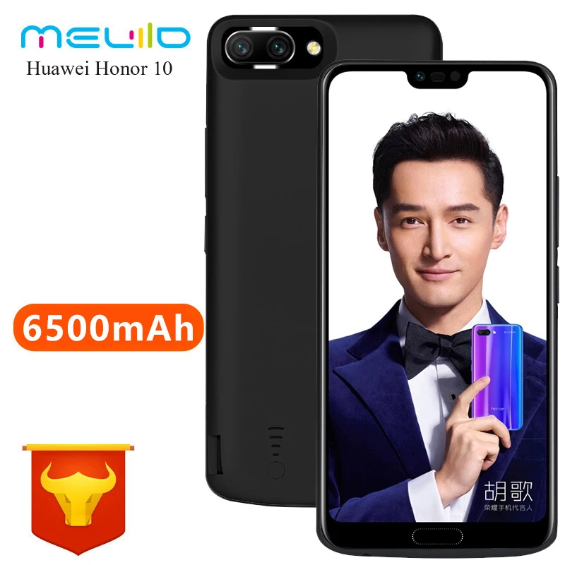 6500mAh Honor 10 Battery Case For Huawei Honor 10 Power Cover For Huawei Honor 10 USB Charger Capa Fundas