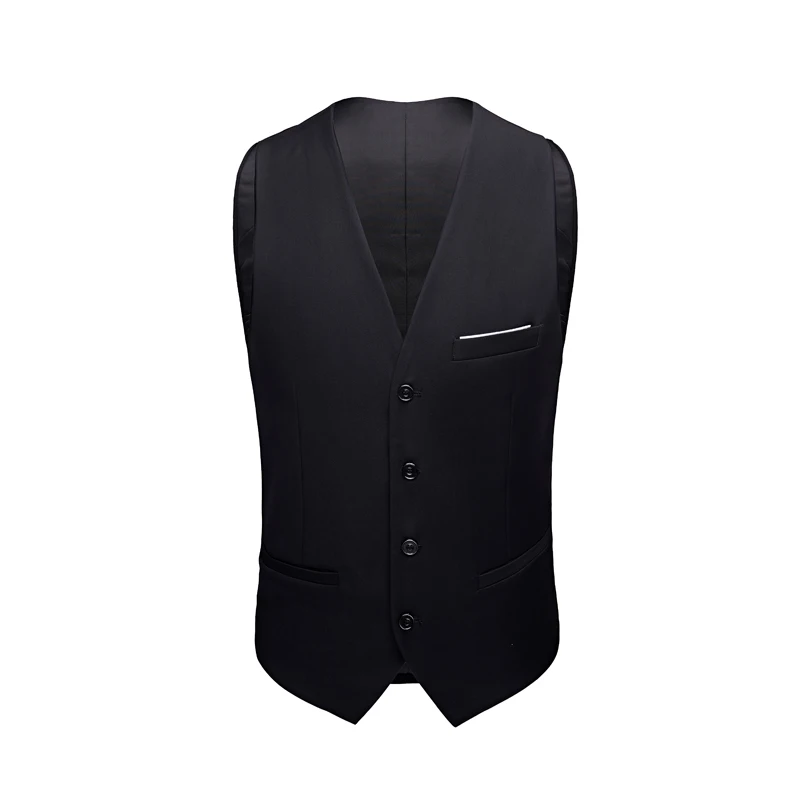 Men'S Classic Slim Green Fruit Collar Suit Three-Piece High Quality Business Gentleman Fashion Simple Men'S Suit Set