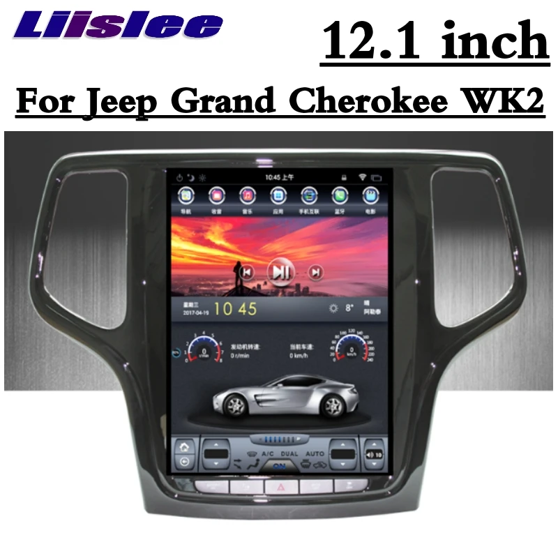 Для Jeep Grand Cherokee WK2 2011~ NAVI LiisLee Автомобильный мультимедийный gps wifi Аудио Радио Навигация 12," 9" большой экран