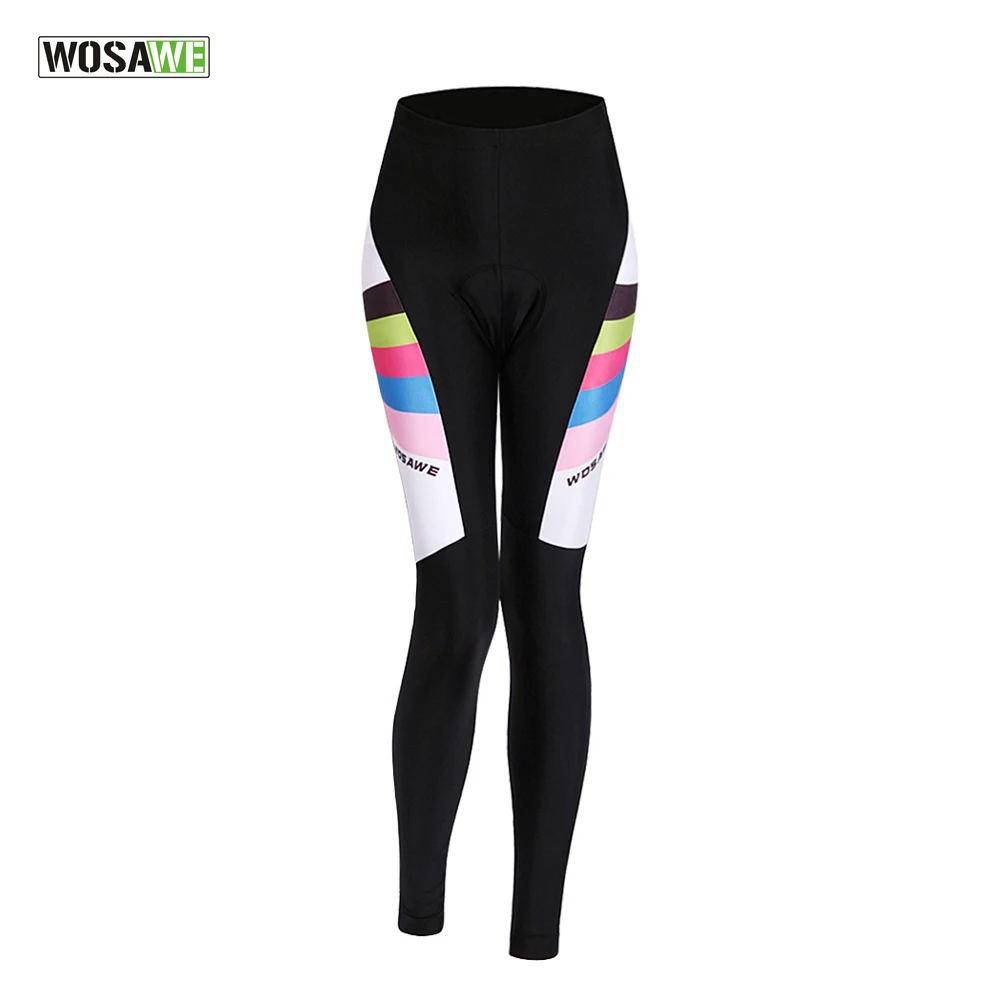 WOSAWE Women's Cycling Pants 3D Gel Padded Cycling Tights Women