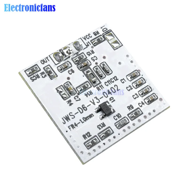 5V DC микроволновый радар-датчик 10M 180 градусов угол обнаружения время задержки Регулируемый радар-модуль для Arduino