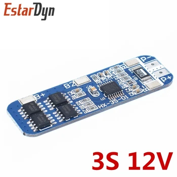 

5pcs 3S 12V 18650 Lithium battery protection board 11.1V 12.6V prevent overcharge 10A overcurrent protection hot C23
