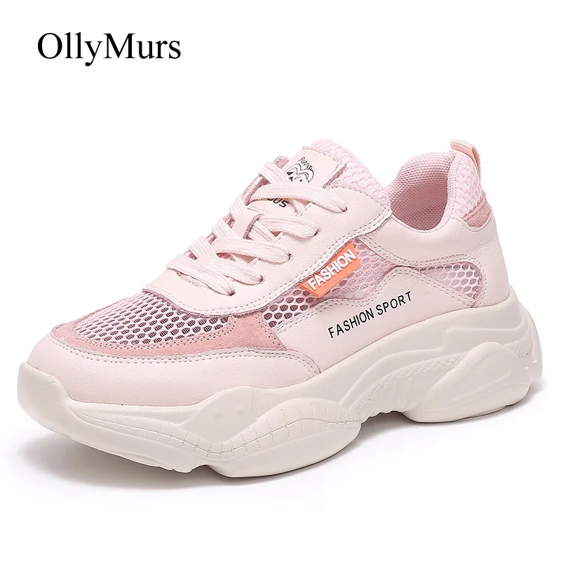 

Casual Shoes Women Chunky Sneakers Mesh zapatos de mujer Patchwork Fashion chaussures femme Breathable Ladies footware Colorful