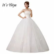 Free Shipping Strapless Flowers Simple Wedding Dresses Cheap White Bridal Frocks Custom Made Vestidos De Novia MH30