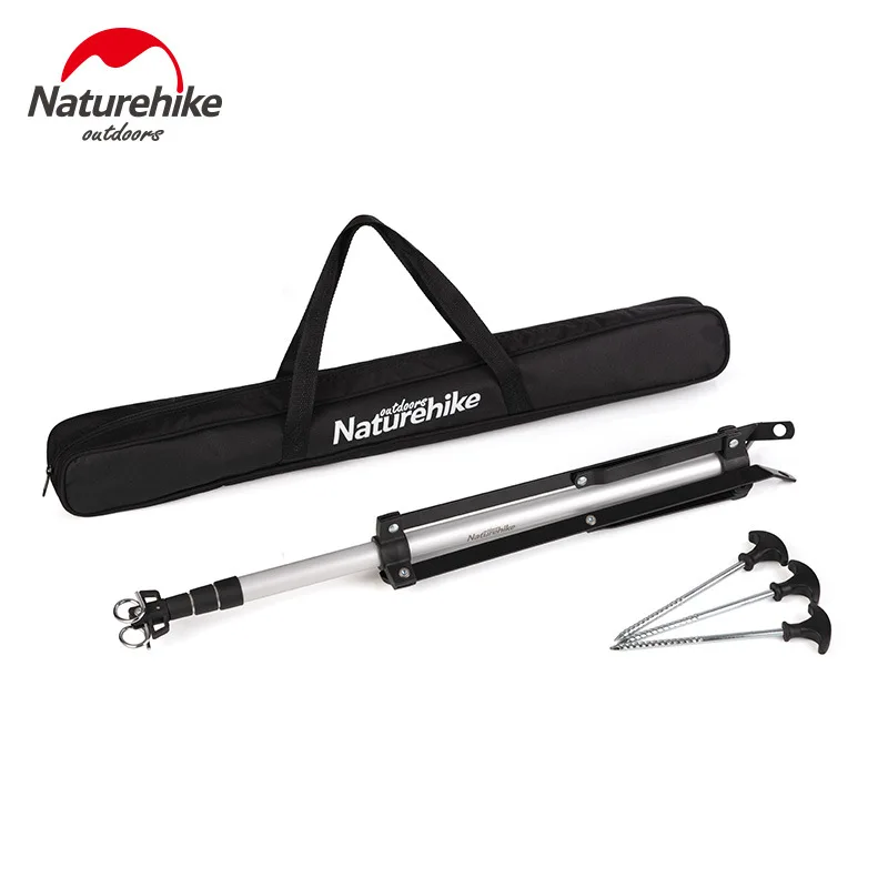 Naturehike outdoor Portable lamp holder aluminum alloy telescopic Light Tents Pole Accessories camp barbecue light holder pole