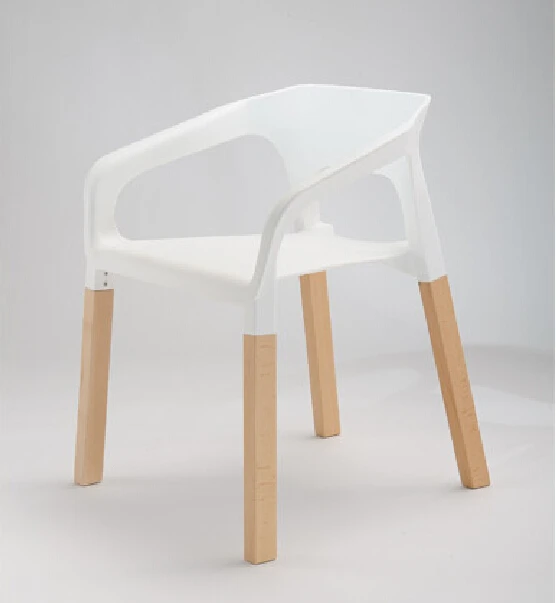 Special Price Free Shipping PP seat beech legs dining chair Special Price Free Shipping PP seat beech legs dining chair