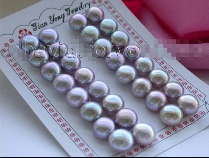 

Hot sell Noble- hot sell new - Wholesale 16pairs Genuine Natural 12mm Purple Pearl Earrings!Noble style Natural Fine jewe fast S