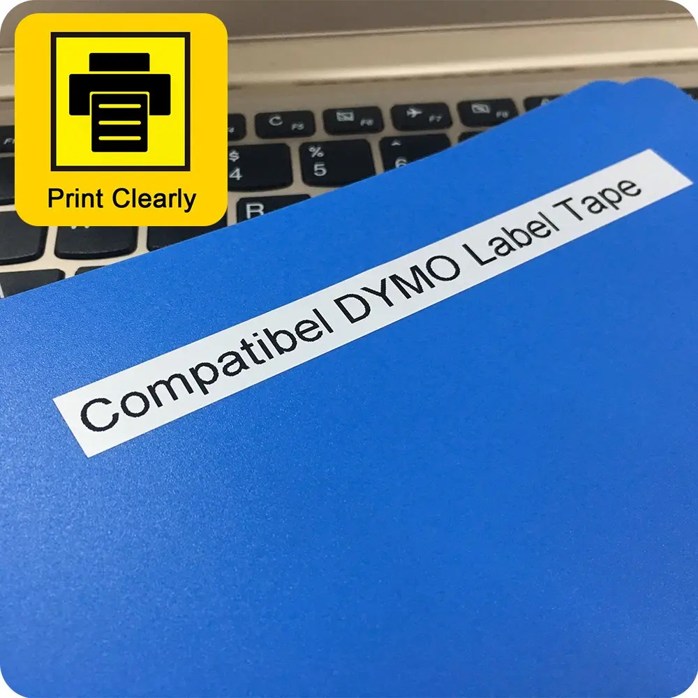 Совместимость для DYMO LetraTag запечатанных лент для 91200 91201 91202 91203 91204 91205 12267 LT микс Цвет 12 мм* 4 м для принтер для этикеток DYMO