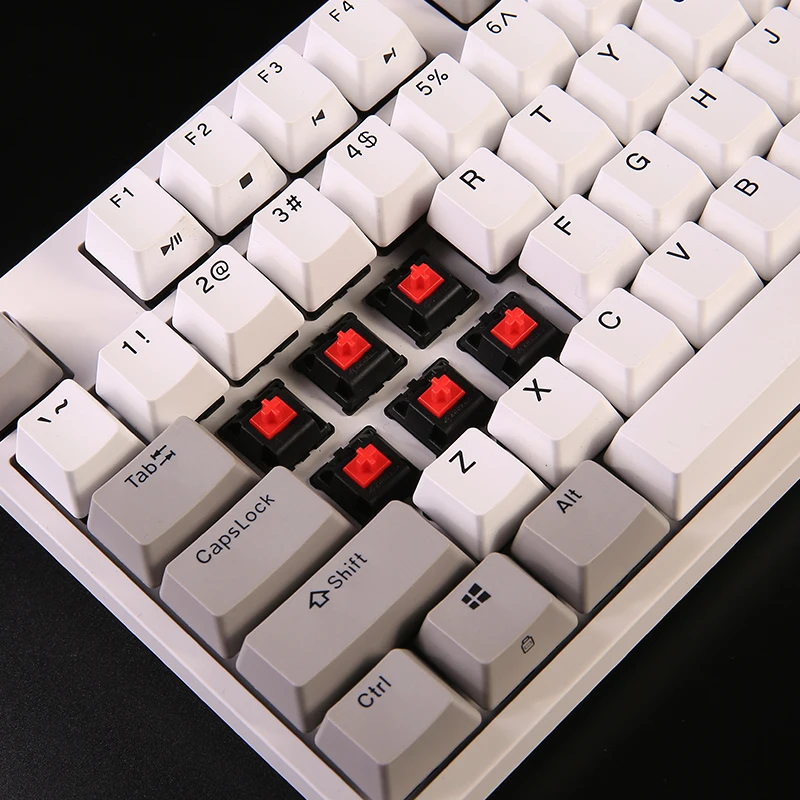 Механическая клавиатура durgod 104 taurus k310 с переключателями cherry mx коричневые синие