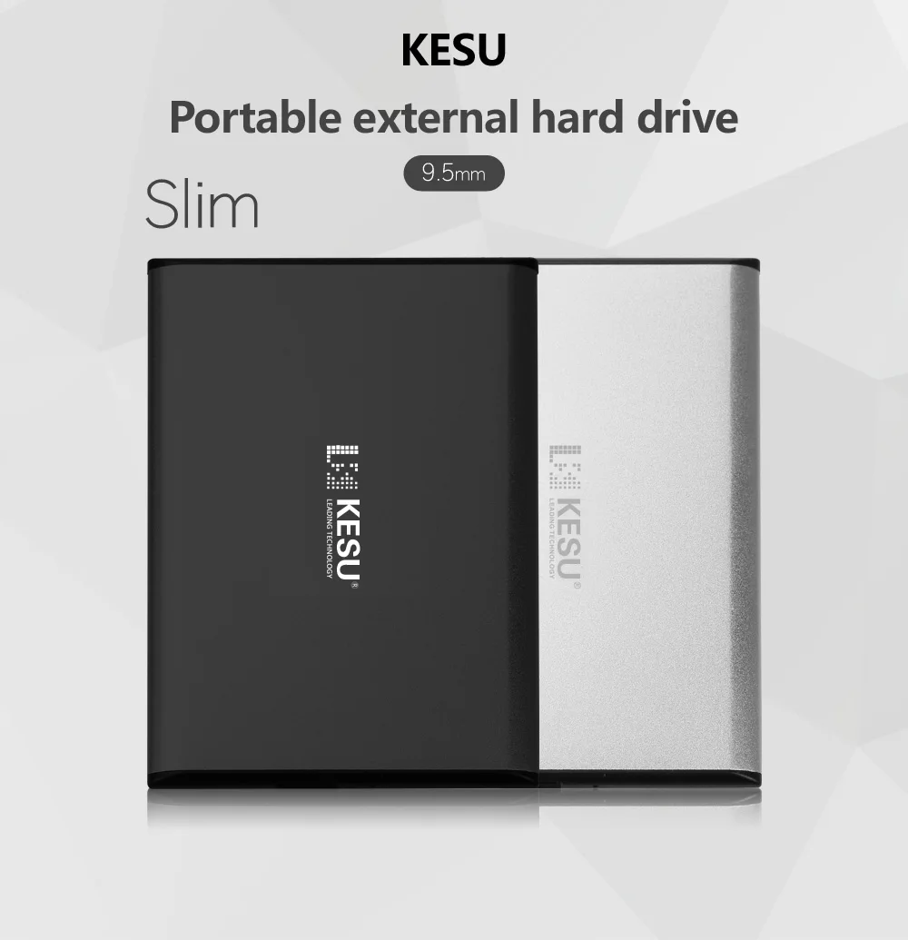 KESU тела 9,5 мм 2," Портативный внешний жесткий диск USB 2 ТБ 1 ТБ 500 Гб 320 USB3.0 хранения HDD внешний жесткий диск HD для ПК/MC