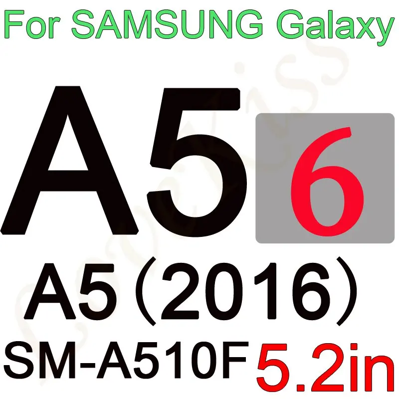 Закаленное Стекло Экран Защитная пленка для samsung Galaxy Grand Duos i9082 S3 S6 J1 J3 J2 J5 Prime A3 A5 G360 G355 G530 чехол - Цвет: A510