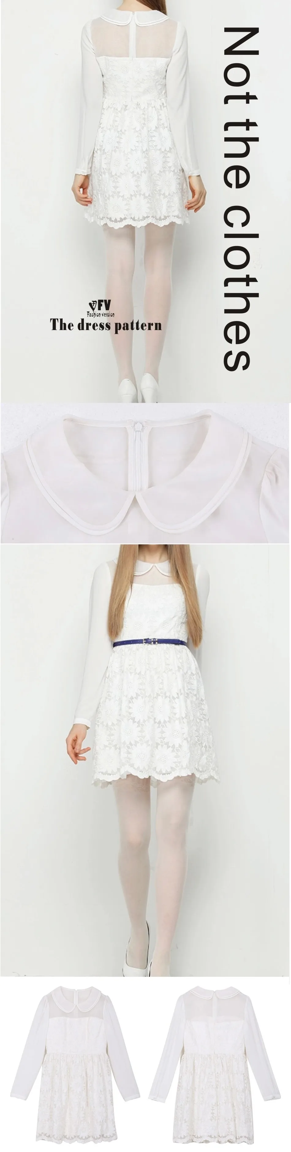 Платья Швейные шаблон резки одежды для рисования DIY(не продавая одежду) BLQ-195