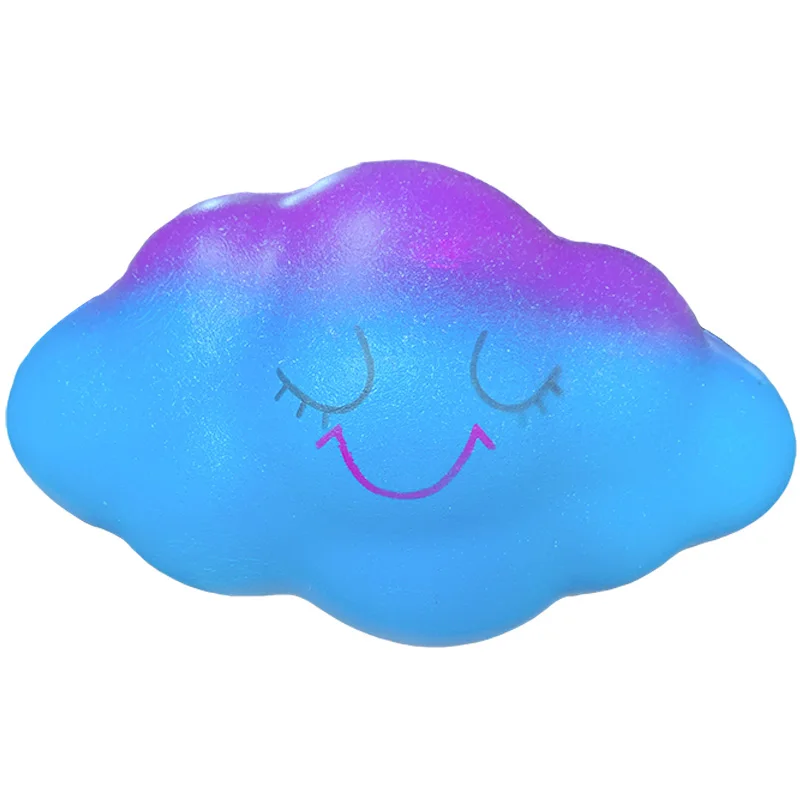 Jumbo Galaxy, красочное облако, сжимающая игрушка, медленно поднимающаяся, мягкая, милая, ароматическая, сладкая, облегчающая стресс, забавная игрушка в подарок для детей - Цвет: Galaxy Colorful