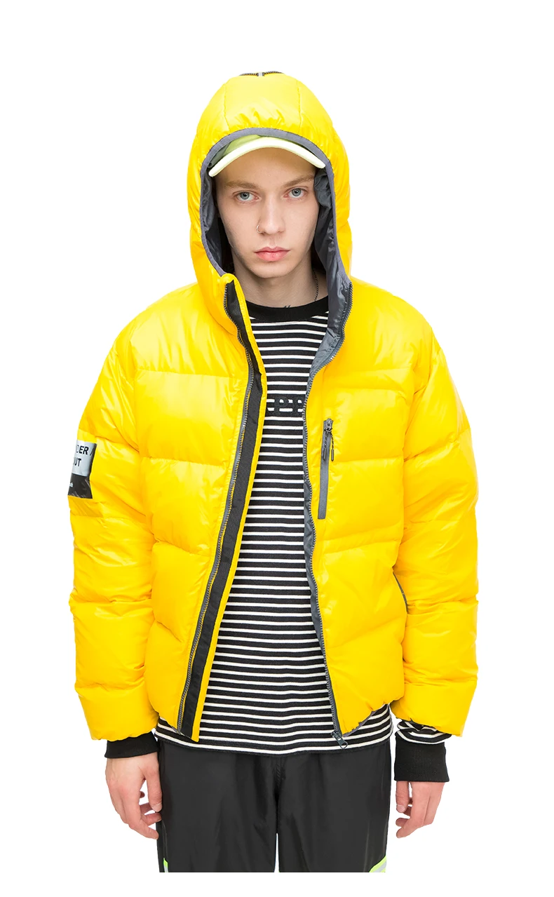 VIISHOW White Duck Men's Down Jacket Brand Winter Jacket For Men Doudoune Homme 2018 Printed Men's Winter Jacket Coat YC2213184