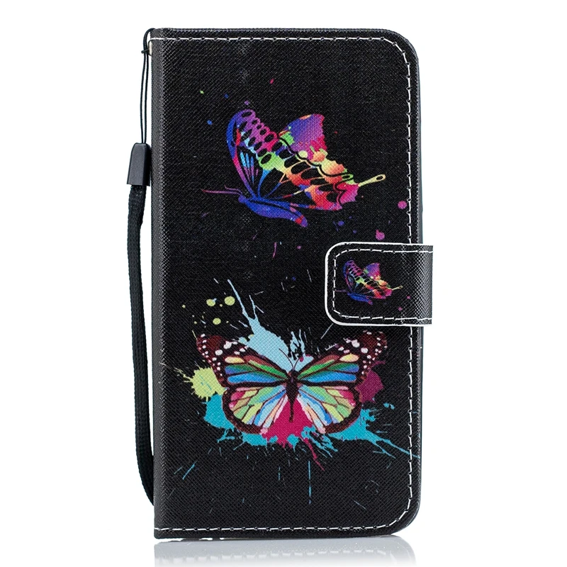 Art Painting Flower Book Wallet Flip Leather Cover Soft Case Honor 8A JAT-LX1 For Huawei Y6 Prime Y7 Pro 2019 MRD-LX1F DUB-LX1 huawei silicone case Cases For Huawei