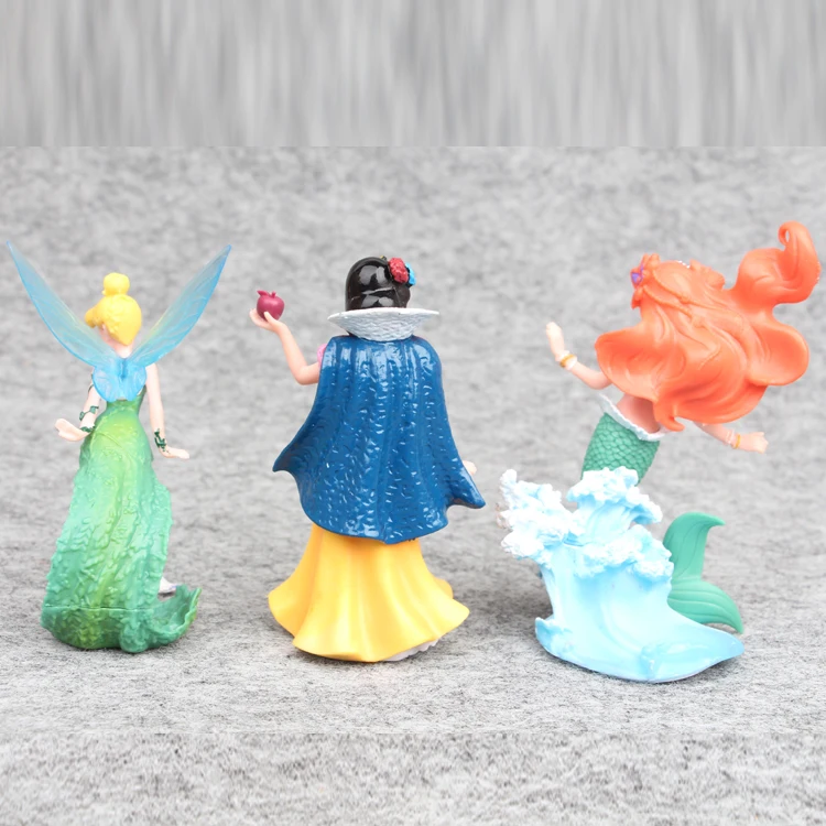 Disney Princesses Toys 5pcs/Set 10-12cm Snow White Frozen Elsa Ariel Bella Tinker Bell Pvc Action Figure Doll Kids Toys Gift Disney Princesses Toys 5pcs/Set 10-12cm Snow White Frozen Elsa Ariel Bella Tinker Bell Pvc Action Figure Doll Kids Toys Gift