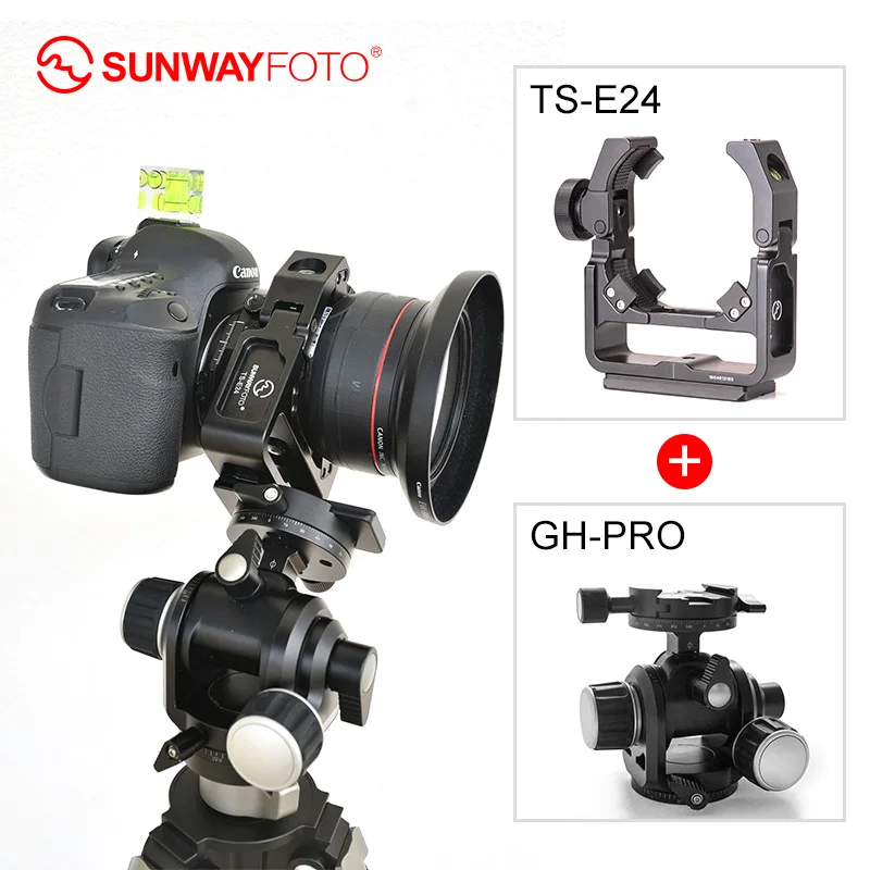 SUNWAYFOTO TS-E24 штатив для камеры Canon DSLR TS-E17 TS-E24 БЫСТРОРАЗЪЕМНАЯ пластина и GH-PRO