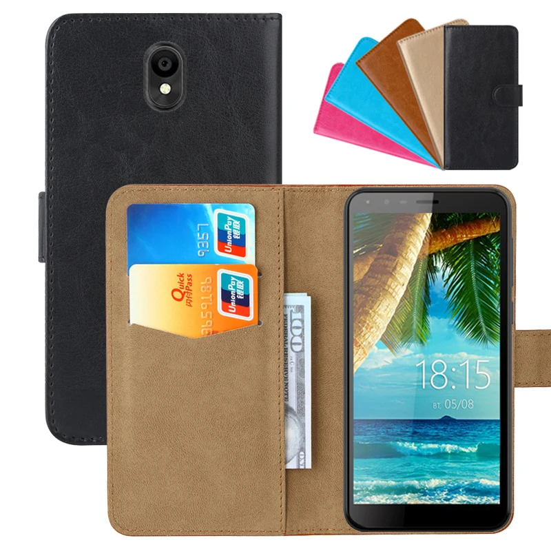 

Luxury Wallet Case For BQ BQ-5302G Velvet 2 PU Leather Retro Flip Cover Magnetic Fashion Cases Strap