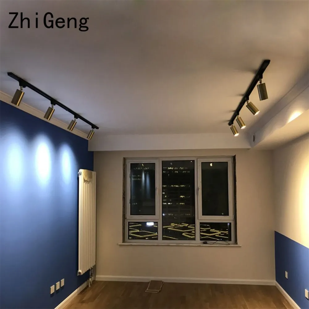 ZhiGeng GU10 золото с одной головкой поверхностного монтажа Потолочные светильники
