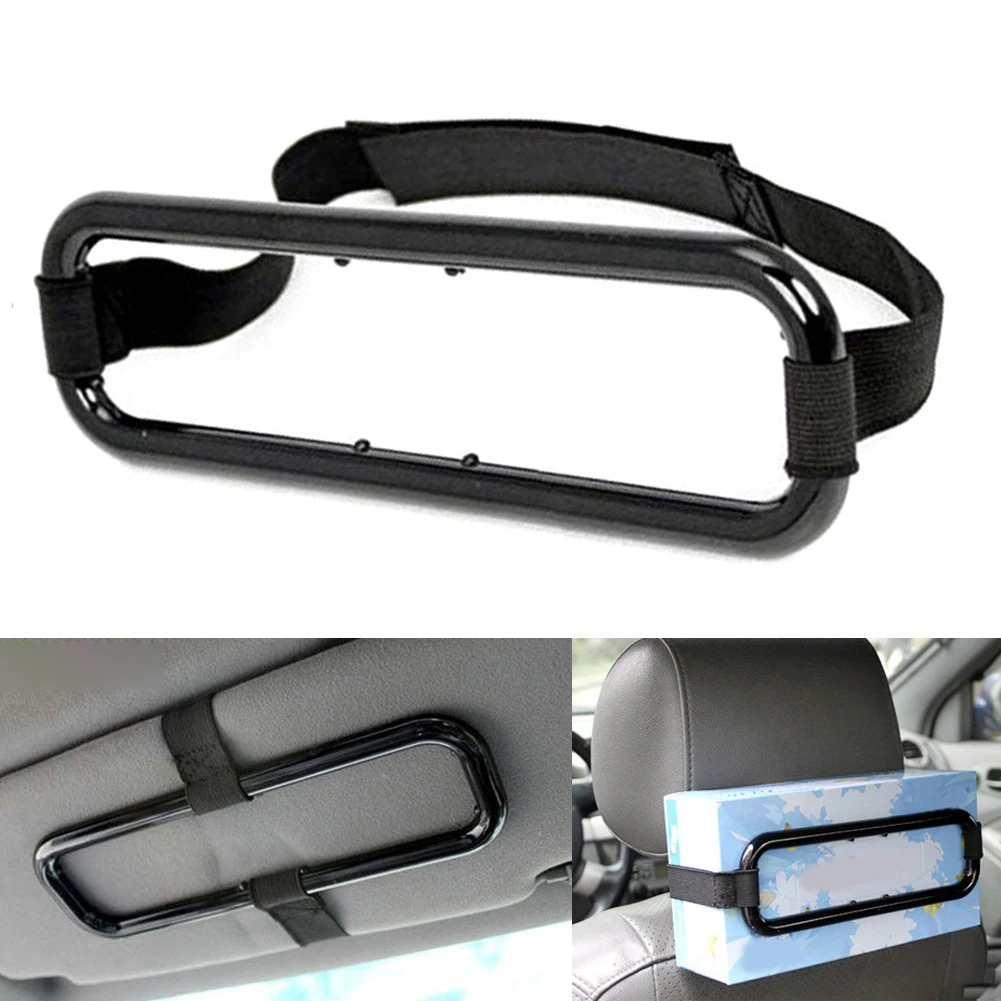 

Auto Storage Fashion Practical Paper Tissue Box Holder Seat Back Napkin Bracket Car Sun Visor Organizer Universal Clip