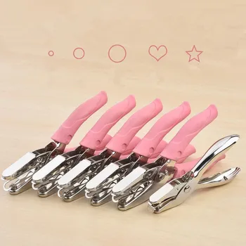 

Coloffice 1PC Hole Punch Scrapbook Handmade Cutter Card Calico Printing Student School Flower Paper Craft Punch Notebook