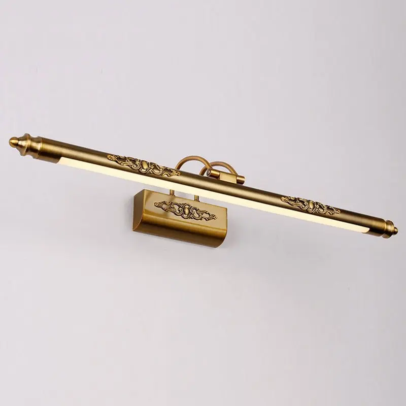 

Retro Waterproof Mirror Lamp Wall Lights Gold Cabinet Stair Led Sconce Wall Loft Decor European Wall Lighting Bathroom Light