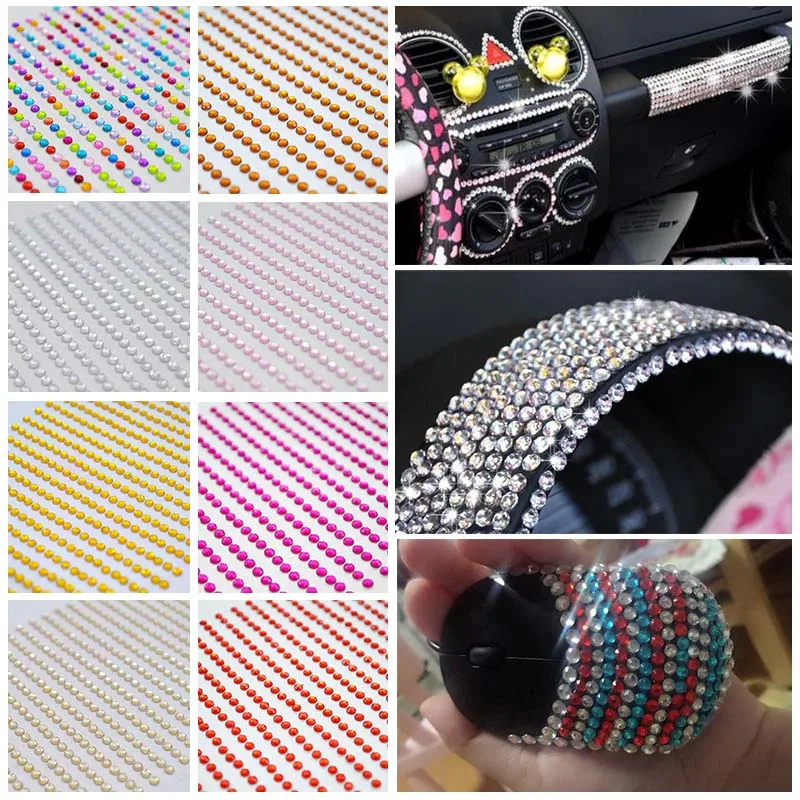 

1040Pcs 3MM Flat Back Acrylic Rhinestones Apparel Sewing Fabric Nail Art DIY Phone Case Decor Arts Crafts Gifts Supplies
