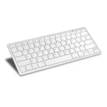 1 шт. ультра-тонкая беспроводная клавиатура Bluetooth 3,0 для IPad/iPhone серии/Mac Book/samsung телефонов/ПК компьютер белый