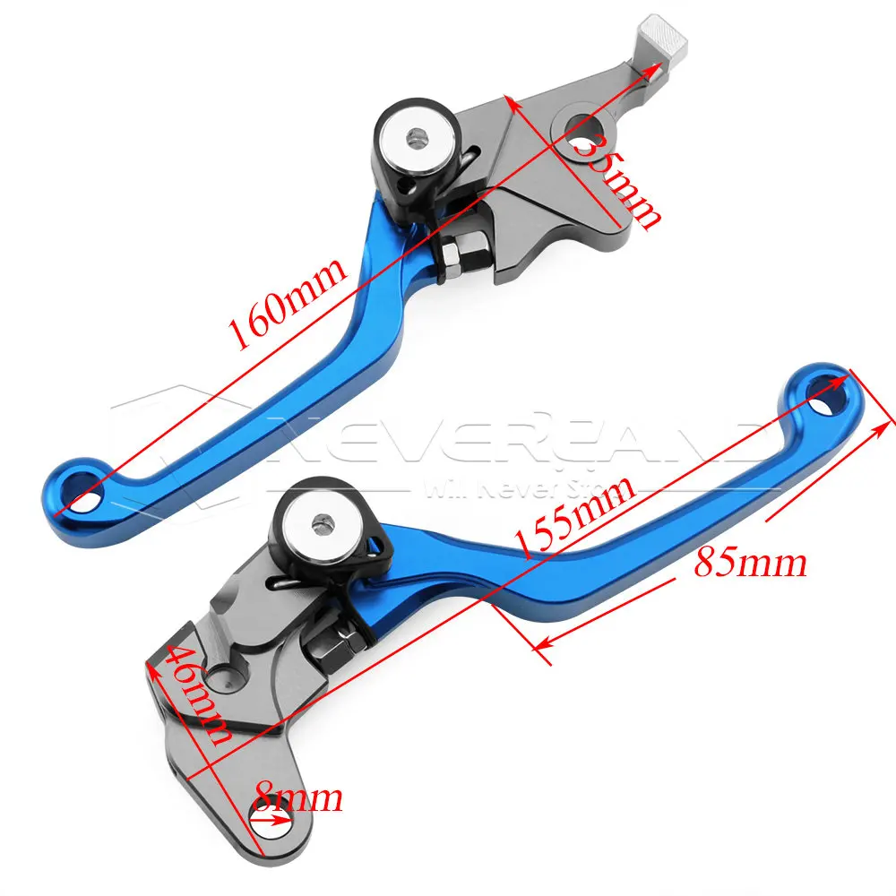 DRZ400S DRZ400SM DRZ 400S 400SM 2000-2015 DR250R 1997-2000 CNC Dirt Bike Pivot Brake Clutch Levers For Suzuki