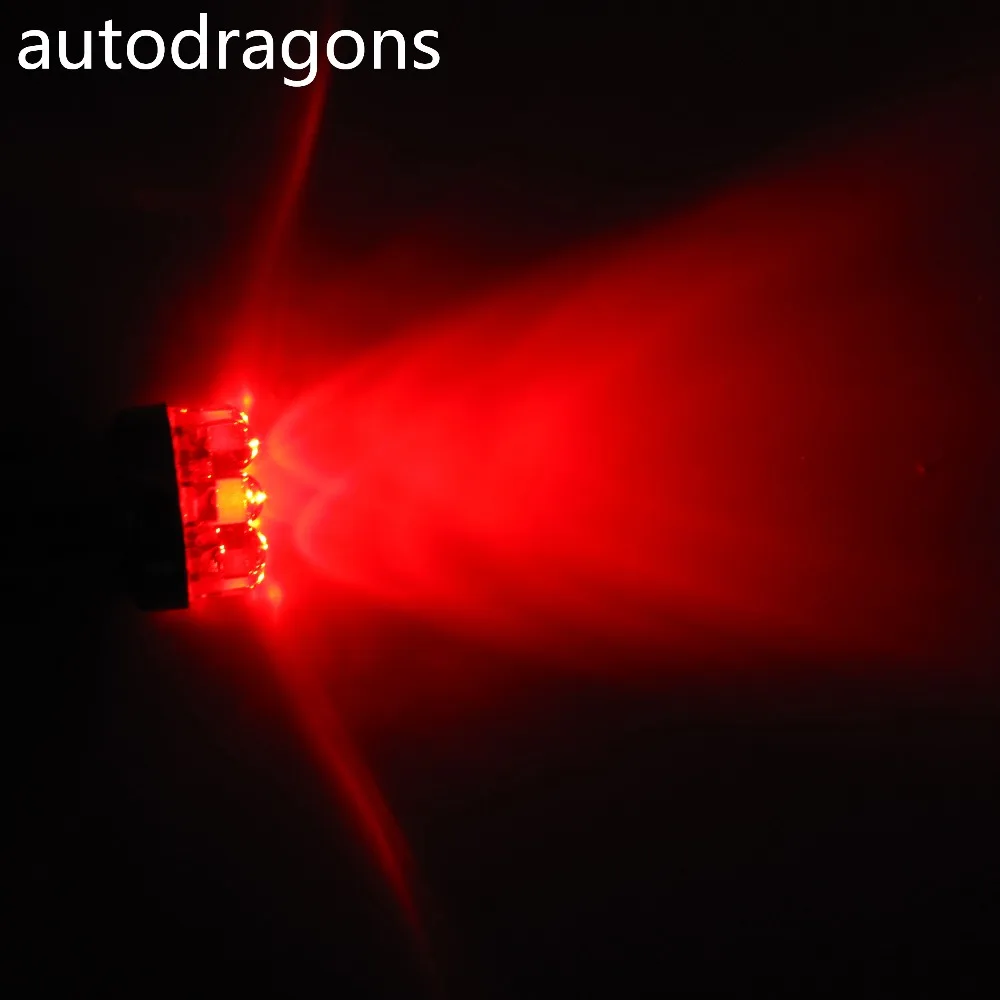 Autodragon 50 шт. 9 * Светодиодный флюс чип AC 12 в различные цвета 1156 Ba15s #89 lager Bayonet Base Flasher