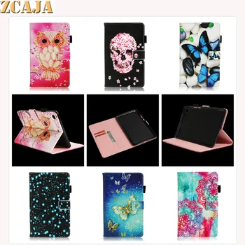 

ZZCAJA For Huawei MediaPad M5 8inch Case PU Leather Cute Cartoon Stand Tablet Cover For Huawei M5 with Card Slot Stylus Holder