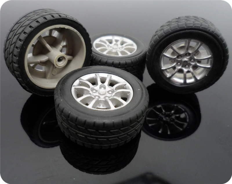 30MM toy car rubber car wheel DIY model remote control four wheel drive