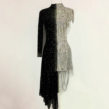 

Customized children's Latin dance competition adult Latin dance performance Latin dance performance dress Latin dance dress