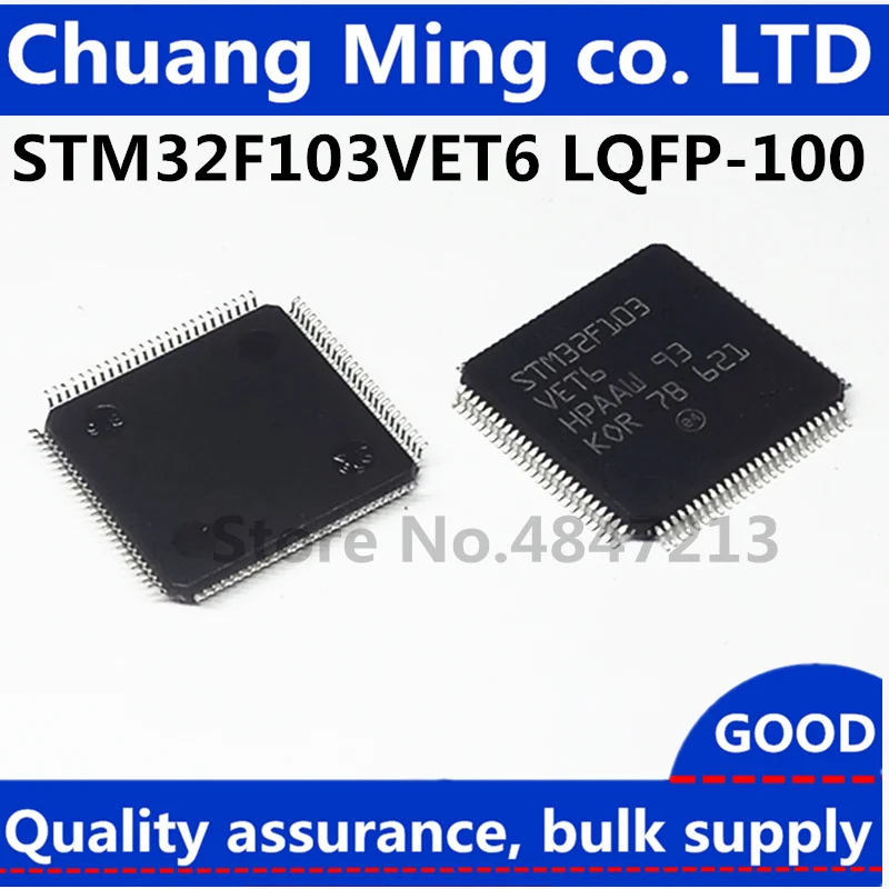 50 шт./лот STM32 STM32F103VET6 LQFP-100 ARM Cortex-M3 32-бит Микроконтроллер
