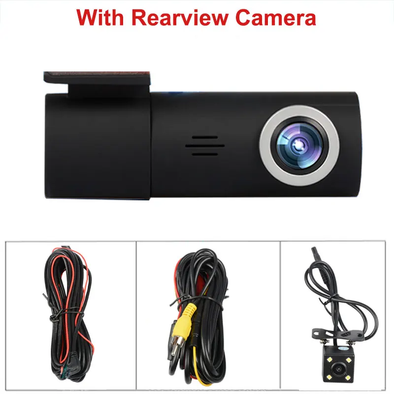 Kampacar Car Wifi DVR Dash Cameras Mini Dvrs Dash Cam 360 Degree Rotate Sony IMX323 Car Camera Auto Novatek 96658 2 Car Recorder - Название цвета: WIth Rearview Camera